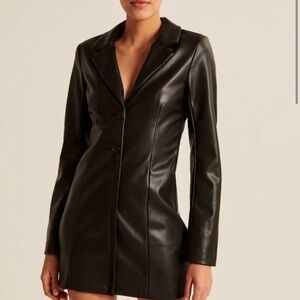 Abercrombie New with tags Leather mini dress